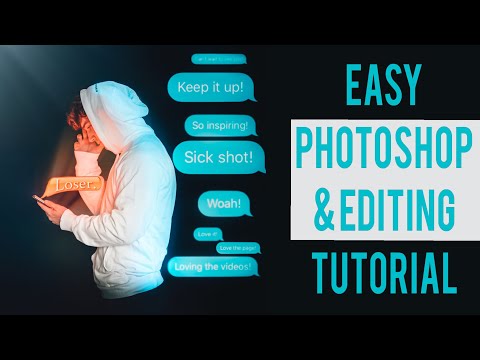 “The Lonesome Text” | Photoshop and Editing Step by Step Tutorial