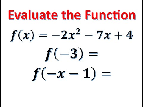 Evaluate the Function