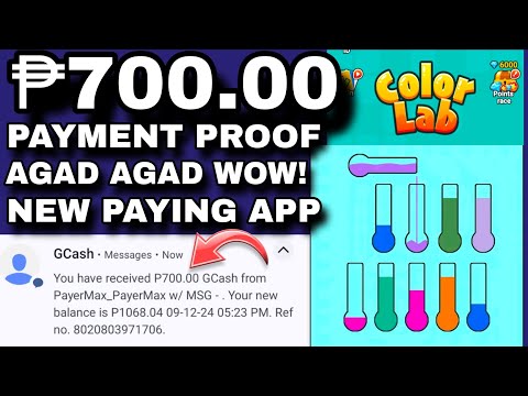 NEW PAYING APP ₱700 GCASH PAYMENT PROOF AGAD! COLOR LAB APP TIPS HOW TO EARN FAST AND WITHDRAW