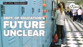 Future of the U.S. Department of Education in doubt