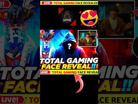 AJJUBHAI FACE REVEAL | TOTAL GAMING 😍🤯 #shorts