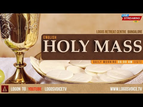 Holy Mass ( English ) | Holy Mass | 15 - November -2024  | Logos Retreat Centre, Bangalore