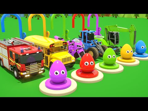 Finger Family Songs - Jolly Eggs Jolly Cars - Baby Nursery Rhymes & Kids Songs