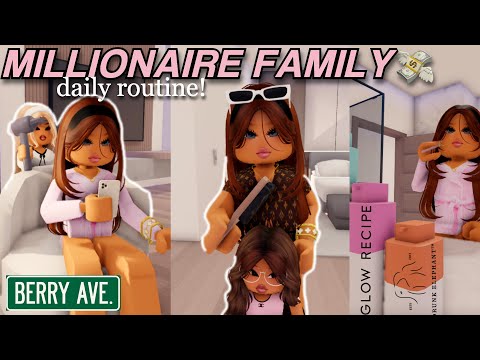 Millionaire Family Daily Routine 💵 | Roblox Berry Avenue Roleplay