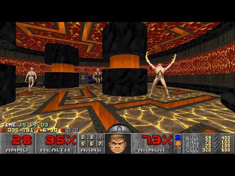 Doom II: Sunder - Map 13 (Obsidian Nightmare) UV-Max in 26:07