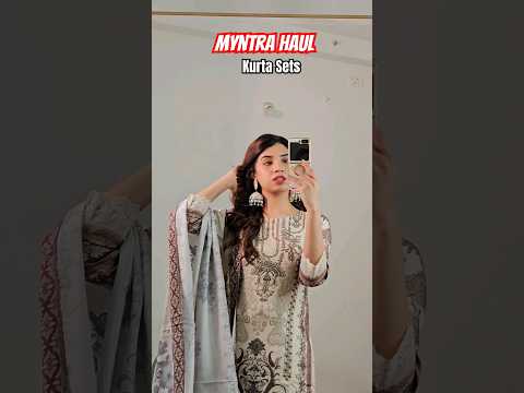 MYNTRA HAUL KURTA SETS | ETHNIC kurtas | women kurtas set Haul