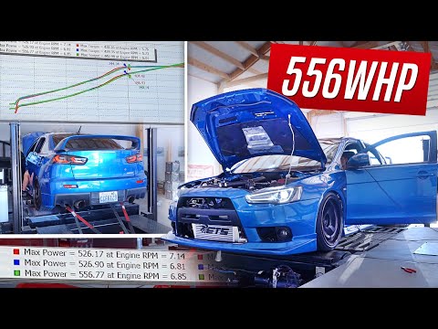 550WHP Evo X Dyno Tune! (More Power Than Expected!)