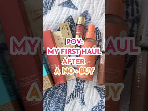 FIRST NEW MAKEUP HAUL AFTER NO-BUY #newmakeup #makeuphaul #sephora