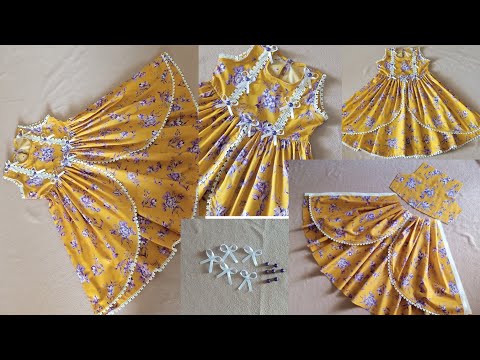 Baby girl dress design ideas || Frock Cutting and Stitching