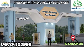 Launching Offer || Premium Farm Plots Project || Telangana Future City || Kandukur || Hyderabad