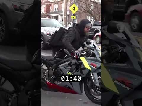 BIKE STOLEN by amateur thief in under 2 minutes!