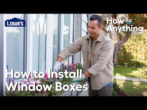 How to Install Window Boxes | How To Anything