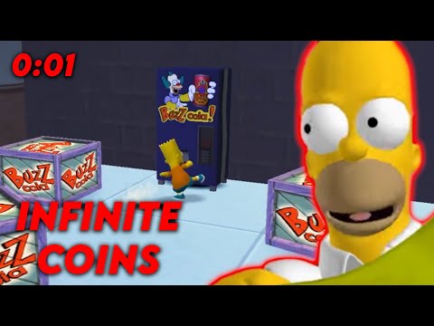 COIN GLITCH IS FASTER!?!? (Simpsons Hit & Run)