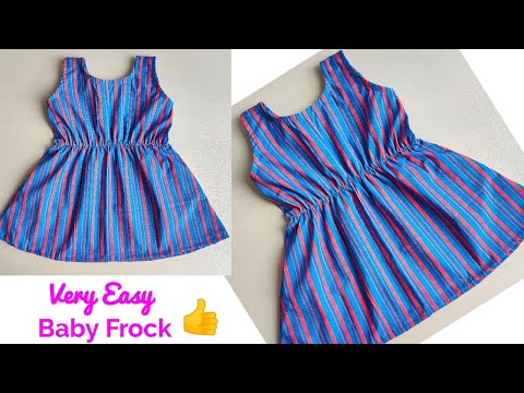 1-2 Year Baby Frock cutting and stitching Very Easy | Baby Frock cutting and stitching