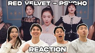 OUR FIRST RED VELVET MV | Red Velvet 레드벨벳 'Psycho' MV REACTION!!