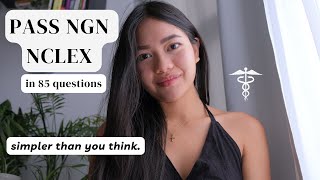 How to *actually* PASS the NGN NCLEX in 85 questions on your FIRST TRY | 2024