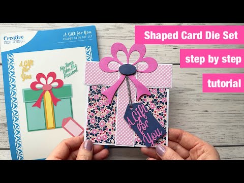 Shaped Card Die set - Gift by Creative Craft Products and 50% off dies @CraftStashcoukTV