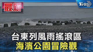 台東列風雨搖滾區 海濱公園冒險觀｜TVBS新聞