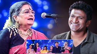 Pop singer Usha Uthup's heart-touching tribute to Puneeth Rajkumar at South Movie Awards