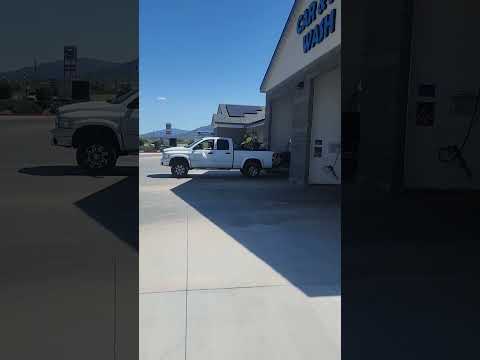 Something about a squeaky-clean rig #rvlife #fulltimerv #carwash #clean #shorts