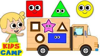 Learn Shapes With Wooden Truck 😍 | Toddler Learning Video