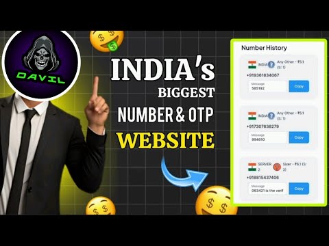 Best OTP Buying Website || OTP Bypass Indian Number || 100% Genuine Indian OTP Website || OTP Bypass