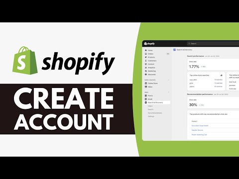 How to Create & Set Up Shopify Account - Step by Step