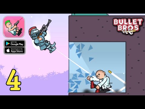 Bullet Bros - LEVEL 151 to 200 - Gameplay (Android,IOS) Part 4