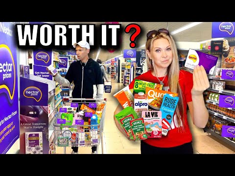 ONLY buying SAINSBURYS NECTAR CARD food offers! CHEAP GROCERY SHOPPING HAUL!