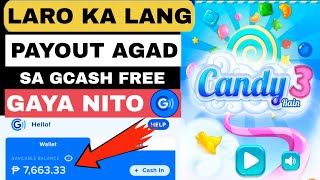 LARO KA LANG PAYOUT AGAD SA GCASH CANDYRAIN 3 APP REVIEW LEGIT EARNING APP 2024 GCASH