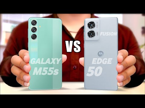 Galaxy m55s Vs Motorola Edge 50 Fusion || Full Comparison and Review ⚡