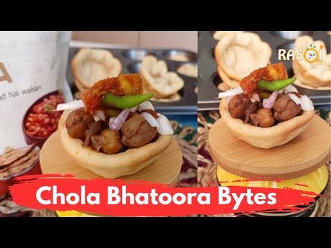 Baked Chole Bhature Mini Bites