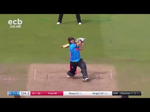 Luke Wright | Final | Sussex v Somerset | cricket highlights | Vitality Blast T20 - Highlights