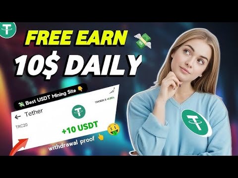 New usdt investment site | Best usdt earning site | Live withdraw proof 3.4$