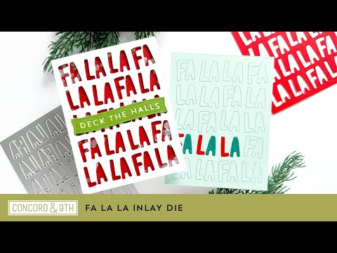 Fa La La Inlay Die