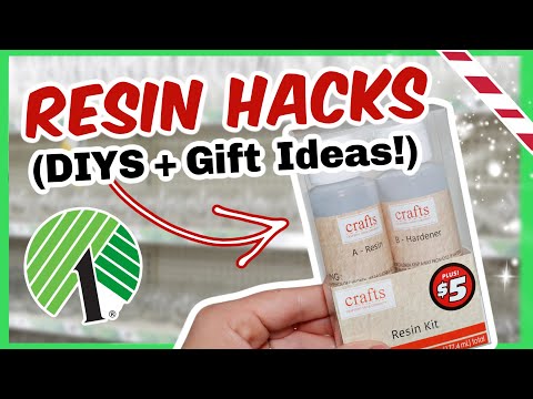 You Won't Believe How I Use Dollar Tree Resin for High End CHRISTMAS DIYS + Gifts! Krafts by Katelyn