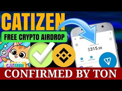 🤑🤑💸New Airdrop Earn upto 900$ for free// Catizen airdrop hidden airdrop method 🤑