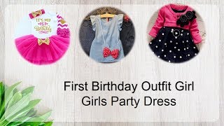 First Birthday Outfit Baby girl | Girls Party Dress