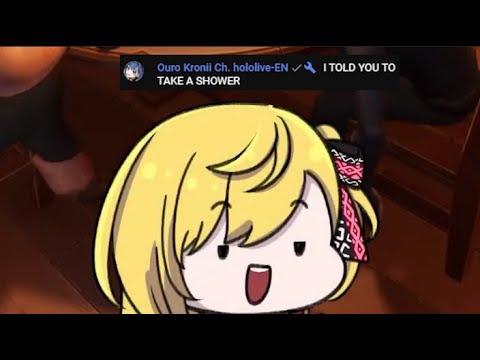 Kronii first time raid Kaela and the truth behind Kaela texting Kronii in shower【HololiveEN+ID】