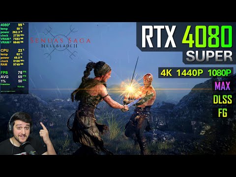 Senua's Saga: Hellblade II "Destroys" my RTX 4080 Super 😭