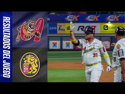 Resumen del juego Tigres de Aragua vs Leones del Caracas | 17 de noviembre 2024