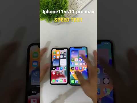 Iphone 11 vs Iphone 11 pro max || Speed Test #shorts