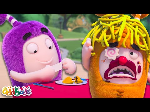 The FOOD Predicts The FUTURE?! | Oddbods 👹 | Action Cartoons For Kids