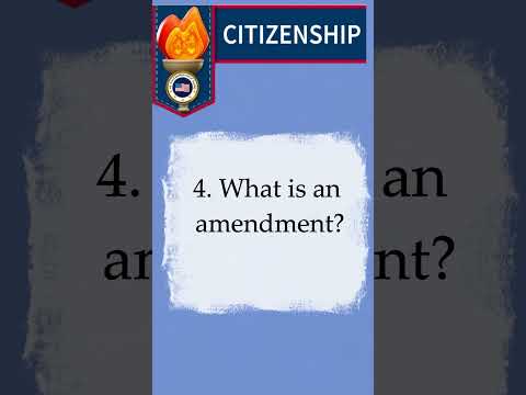 2023-2024 U.S CITIZENSHIP TEST, Civics Test (QUESTION 4) Naturalization #youtubeshorts