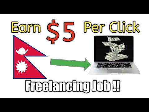 How to Earn $5 Per Click - Secrete Online Earning Job In Nepal 2022 - Live Demo