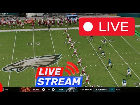 Philadelphia Eagles vs Washington Commanders LIVE 🔥 Watch NFL Game Today!