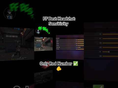 FF Best Sensitivity Settings For android 🍷🗿 Only Red Numbers #freefire #shorts #freefireshorts