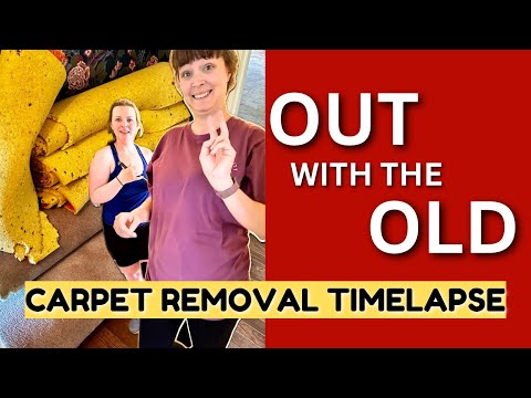 OUT WITH THE OLD - Carpet Removal Time-Lapse