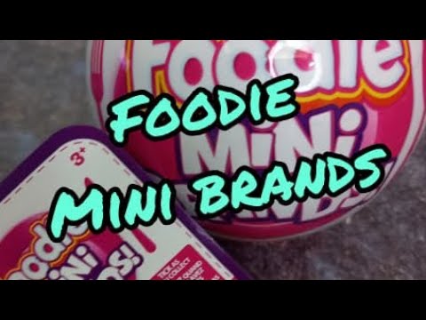 The New FOODIE MINI BRANDS Unboxing