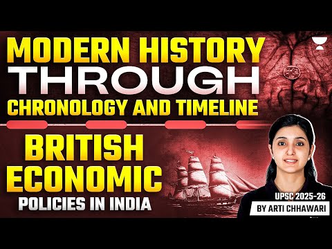 British Economic Policies in India | Modern History UPSC: Chronology & Timeline | Arti Chhawari